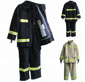 MED Nomex Material Fireman Suit Zapinany na zamek Różne kolory Wysoka wytrzymałość