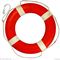 Nylonowy pierścień ratunkowy do łodzi, pomarańczowe pierścienie bezpieczeństwa do łodzi